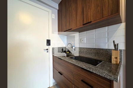 Sala/Cozinha de apartamento para alugar com 1 quarto, 23m² em Vila Nova Conceição, São Paulo