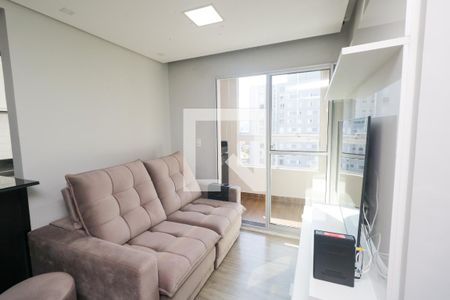 Sala de apartamento à venda com 2 quartos, 50m² em Utinga, Santo André