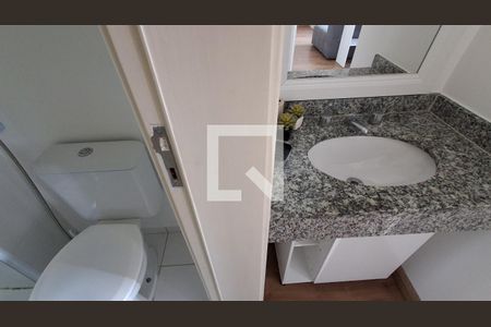 Banheiro  de kitnet/studio para alugar com 1 quarto, 42m² em Anchieta, São Bernardo do Campo