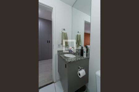 Banheiro de kitnet/studio à venda com 1 quarto, 37m² em Jardim do Mar, São Bernardo do Campo