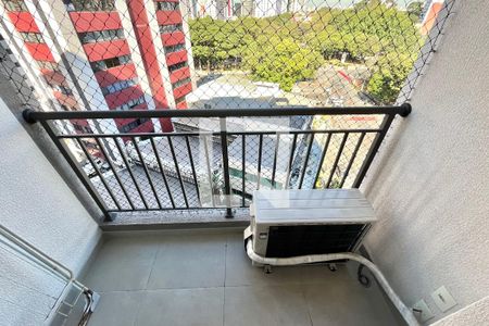 Varanda de kitnet/studio para alugar com 1 quarto, 39m² em Mirandópolis, São Paulo