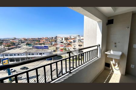 Varanda da Sala de apartamento à venda com 3 quartos, 59m² em Vila Florida, Guarulhos