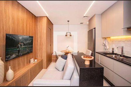Sala de kitnet/studio para alugar com 1 quarto, 33m² em Vila Osasco, Osasco