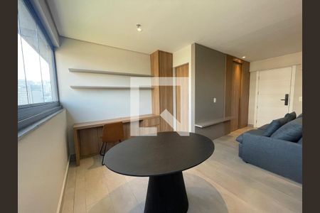 Sala de apartamento à venda com 1 quarto, 42m² em Vale do Sereno, Nova Lima