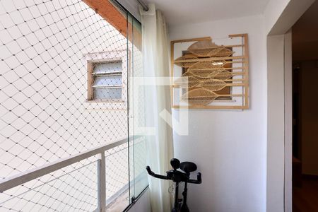 Varanda da Sala de apartamento à venda com 3 quartos, 65m² em Cidade Nova, Belo Horizonte