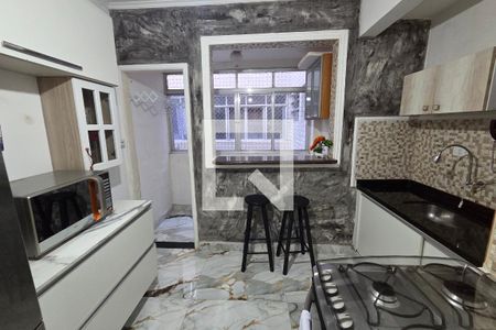 Cozinha de apartamento para alugar com 1 quarto, 68m² em Canto do Forte, Praia Grande