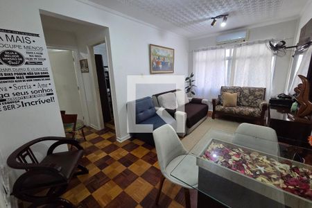 Sala de apartamento para alugar com 1 quarto, 68m² em Canto do Forte, Praia Grande