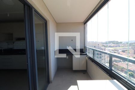 Varanda  de apartamento para alugar com 1 quarto, 46m² em Subsetor Leste - 6 (l-6), Ribeirão Preto
