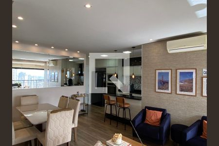 Sala de apartamento para alugar com 2 quartos, 78m² em Continental, Osasco