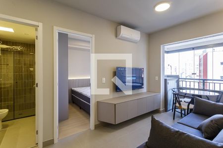 Sala de apartamento para alugar com 2 quartos, 38m² em Vila Nova Conceição, São Paulo