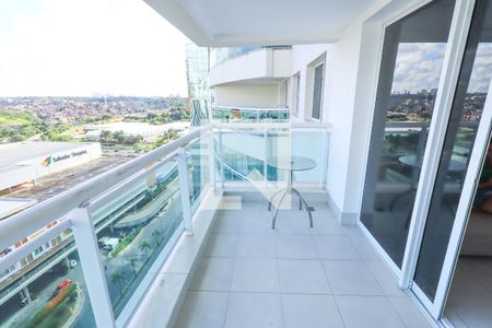 Varanda da Sala de apartamento para alugar com 1 quarto, 54m² em Caminho das Árvores, Salvador
