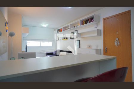Cozinha e sala de apartamento para alugar com 3 quartos, 68m² em Jardim Carvalho, Porto Alegre