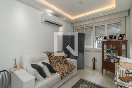 Sala de apartamento à venda com 1 quarto, 50m² em Rio Branco, Porto Alegre