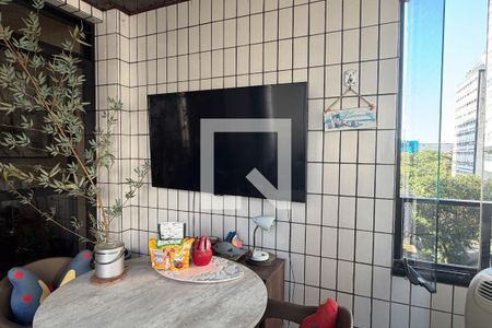 Varanda da Sala de apartamento para alugar com 3 quartos, 138m² em Ponta da Praia, Santos