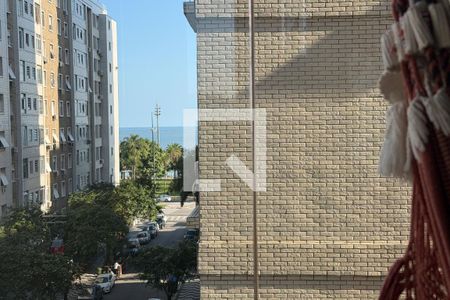Varanda da Sala de apartamento para alugar com 3 quartos, 138m² em Ponta da Praia, Santos