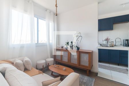 Sala de apartamento para alugar com 2 quartos, 41m² em Vila Nova Cintra, Mogi das Cruzes