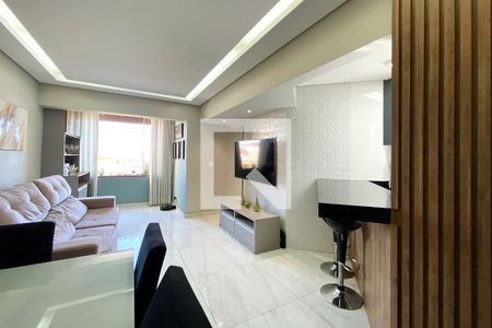 Sala de apartamento à venda com 3 quartos, 78m² em União, Belo Horizonte