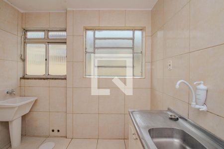 Cozinha e Área de Serviço de apartamento para alugar com 1 quarto, 40m² em Vila Ipiranga, Porto Alegre