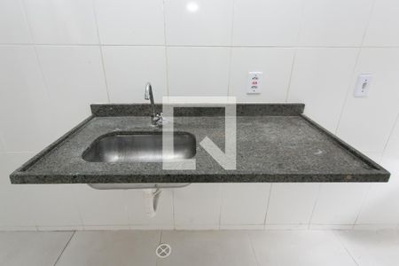 Sala / Cozinha / Pia  de apartamento para alugar com 2 quartos, 40m² em Vila Taquari, São Paulo