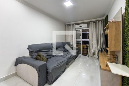 Sala de apartamento para alugar com 2 quartos, 98m² em Canto do Forte, Praia Grande