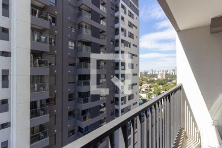 Vista/Varanda de kitnet/studio à venda com 1 quarto, 28m² em Pinheiros, São Paulo