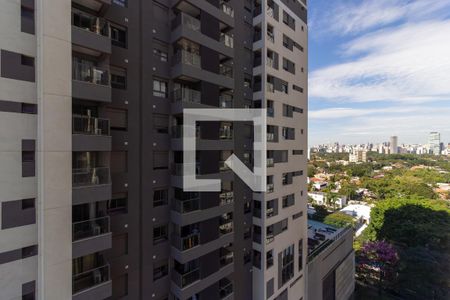 Vista/Varanda de kitnet/studio à venda com 1 quarto, 28m² em Pinheiros, São Paulo