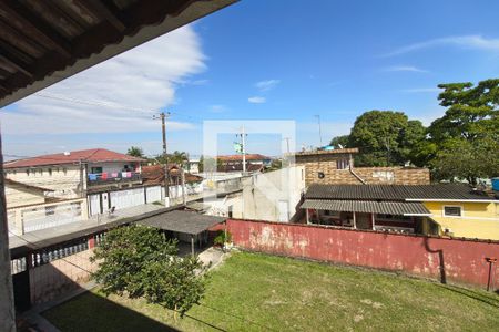 Vista da sala de casa de condomínio para alugar com 2 quartos, 47m² em Parque das Americas, Praia Grande