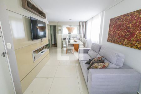 sala de apartamento para alugar com 3 quartos, 90m² em Castelo, Belo Horizonte