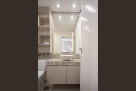 Banheiro da Suíte de apartamento para alugar com 1 quarto, 33m² em Paquetá, Belo Horizonte