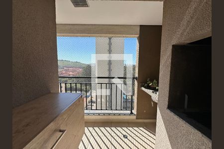 Varanda da Sala de apartamento para alugar com 1 quarto, 70m² em Alphaville Residencial Um, Barueri