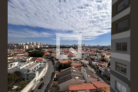 Vista varanda e área de serviço  de apartamento para alugar com 2 quartos, 35m² em Campo Grande, São Paulo