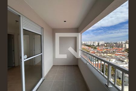Varanda e área de serviço  de apartamento para alugar com 2 quartos, 35m² em Campo Grande, São Paulo