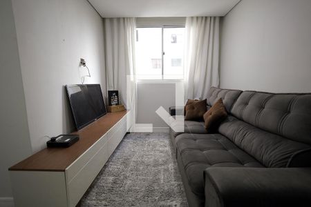 Sala de apartamento à venda com 2 quartos, 49m² em Vila Homero Thon, Santo André