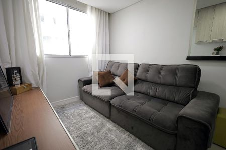 Sala de apartamento à venda com 2 quartos, 49m² em Vila Homero Thon, Santo André