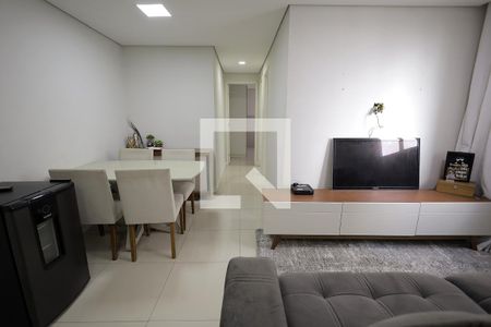 Sala de apartamento à venda com 2 quartos, 49m² em Vila Homero Thon, Santo André