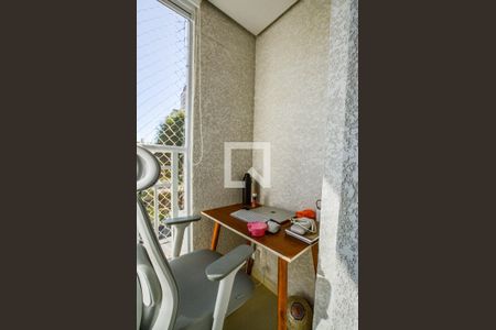 Varanda da Sala de apartamento à venda com 2 quartos, 50m² em Vila Leopoldina, Santo André