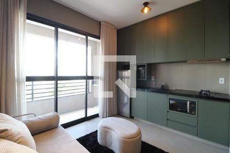 Sala/Cozinha de apartamento para alugar com 1 quarto, 34m² em Saraiva, Uberlândia