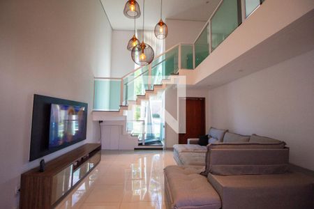 Sala  de casa de condomínio para alugar com 3 quartos, 191m² em Loteamento Dinora Rosa, Sorocaba