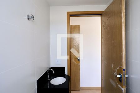 Banheiro da Suíte de apartamento à venda com 2 quartos, 51m² em Santo Andre, Belo Horizonte