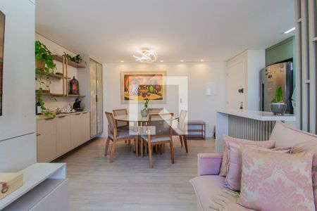Sala/Sala de jantar de apartamento para alugar com 2 quartos, 64m² em Vila Nossa Senhora das Vitorias, Mauá