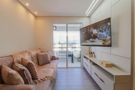 Sala/Sala de jantar de apartamento para alugar com 2 quartos, 64m² em Vila Nossa Senhora das Vitorias, Mauá