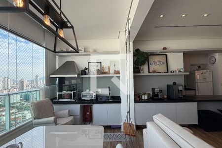 Sala de apartamento para alugar com 2 quartos, 88m² em Campo Grande, Santos