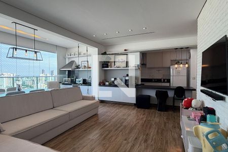 Sala de apartamento para alugar com 2 quartos, 88m² em Campo Grande, Santos