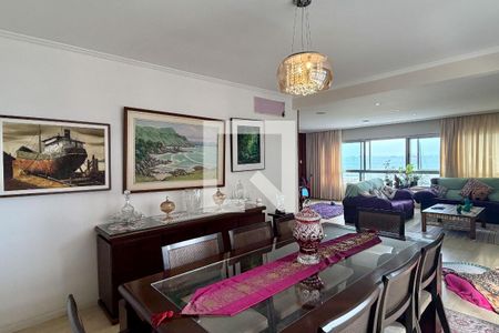 Sala de apartamento para alugar com 4 quartos, 220m² em Gonzaga, Santos