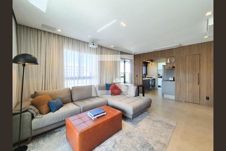 Sala de apartamento à venda com 2 quartos, 122m² em Indianópolis, São Paulo