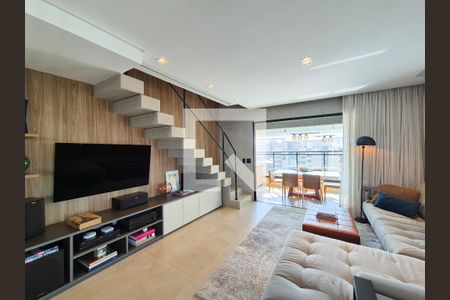 Sala de apartamento à venda com 2 quartos, 122m² em Indianópolis, São Paulo