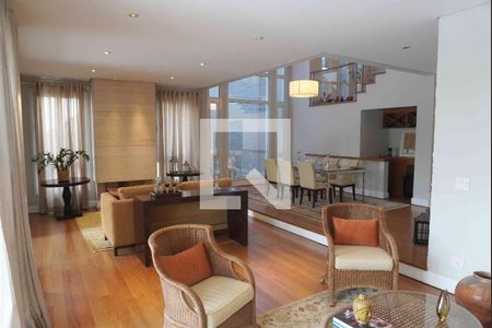 Sala de Estar - Jantar de casa de condomínio à venda com 3 quartos, 427m² em Alphaville, Santana de Parnaíba