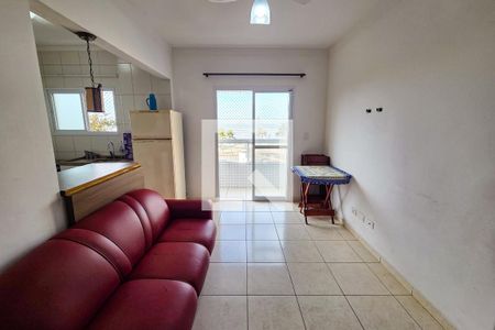 Sala de apartamento para alugar com 1 quarto, 45m² em Nova Mirim, Praia Grande