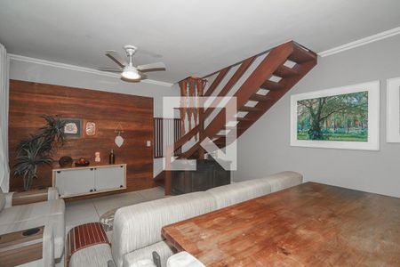 Sala 2 de casa de condomínio à venda com 3 quartos, 218m² em Jardim Carvalho, Porto Alegre