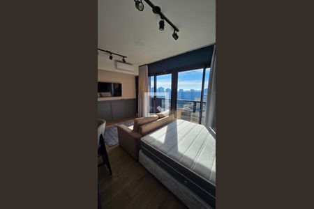 Sala_Quarto  de kitnet/studio para alugar com 1 quarto, 37m² em Boa Vista, Porto Alegre